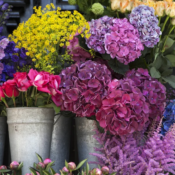 Bloemen in potten